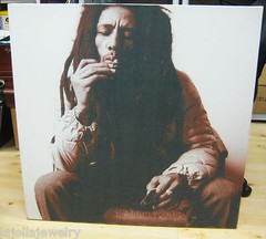 BOB MARLEY SEPIA PHOTO ON CANVAS by GLEN LA FERMAN SIGNED LIMITED EDITION