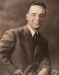 Vintage 1960s Portrait Photograph Of Handsome Young Man Burchett Inc