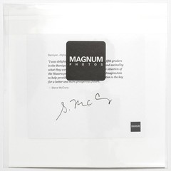 SIGNED STEVE MCCURRY Print – Magnum Square Print from April 2020 – 6 x 6″