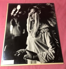Vintage Photo On Board Indian Sqauw Chief Woman 16×20 Art Photography Contest