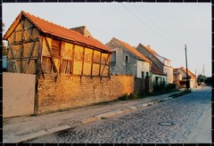 Gisela Franke Berlin Brandenburg Village Street Half-Timbered House Photography 80s/90s