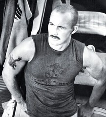VINTAGE MALE PORTRAIT #0523-692- MARINE SOLDIER MODEL, 1978 free shipping /usa