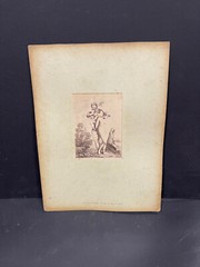 Curiosa Albumen Photograph Engraving François Boucher A. Calavas Paris 1875