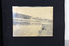 Antique Photo Album PA Conneaut Lake Pennsylvania Nurse Pets Horses Women