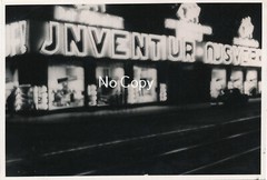 Munich At Night Neon Sign Photo 1932 Silber Gelatin Print X205
