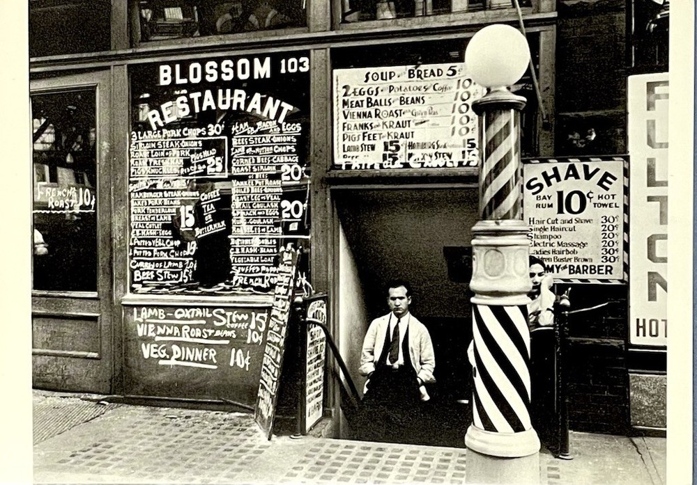 Blossom Restaurant NYC 1935 Art Print Card Photo By Berenice Abbott – Fotofolio