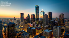 Digital Image Photo Wallpaper Desktop Art ,Cityscape Serenity at Sunset art
