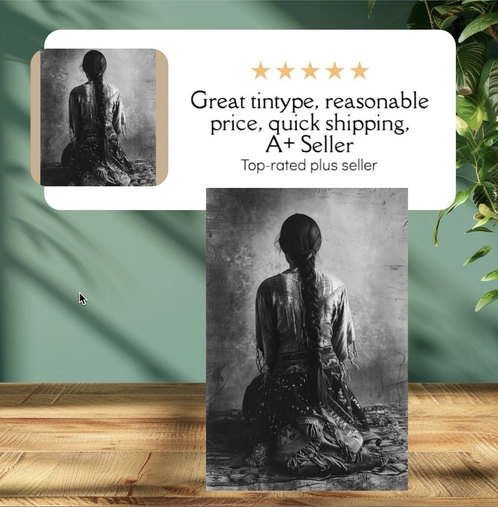 Native American Tintype Limited Edition Museum Series C00163RP