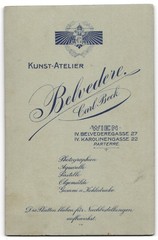 Photograph Carl Beck, Vienna, Belvederegasse 27, Karolinengasse 22, Young Lady in