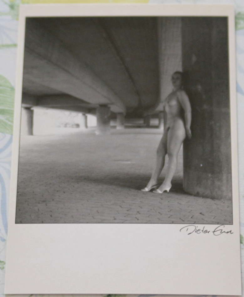 Photo postcard art nude concrete 1 dieter end woman girl photography AM