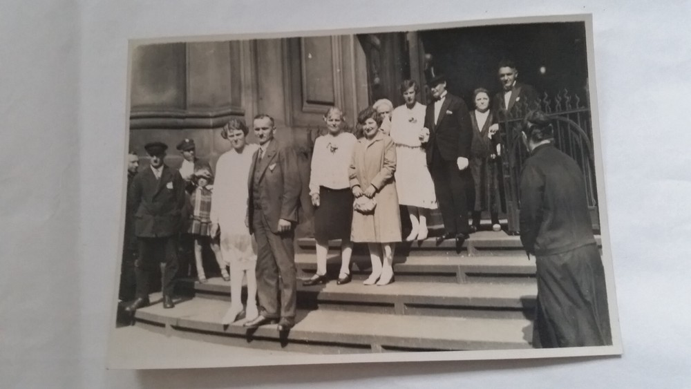 Photo large format 40 wedding party Hamburg approx. 1920s approx. 13×18 cm