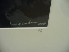 MATTED PHOTOGRAPHY Dark Window Lit Room Artist’s Proof Larry Santucci 16×20