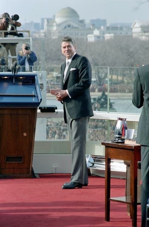 Ronald Reagan 8×10 Photo President Reagan Portrait Vintage White House 40th USA