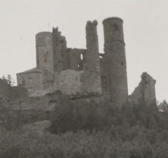 Great old negative – Hanstein Castle ruins 1900-1920