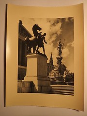 Vienna – In Front of Parliament Building – Circa 1940s / Photo