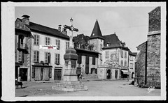 Vintage Black & White Photo Glass Plate Negative 9X14 Cm Oloron-Sainte-Marie