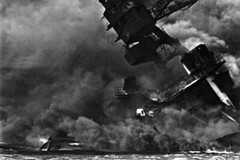 New World War II Photo: USS ARIZONA burning at Pearl Harbor Attack – 6 Sizes!