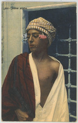 North Africa ethnic Arab nude male original vintage 1910s LEHNERT & LANDROCK
