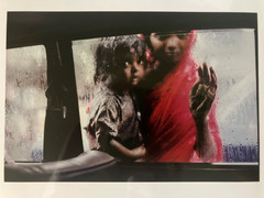 Steve McCurry Magnum Square Print C-Print Mother and Child at a Car Window India