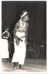 3 Photographs African Folk Types Nude Semi Nude Dancer & Dancer at a