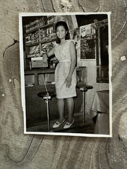 LILY- REMEMBER ME ALWAYS Orig Black and White Photo 2 1/2″ X 3 1/4″ SEXY WOMAN