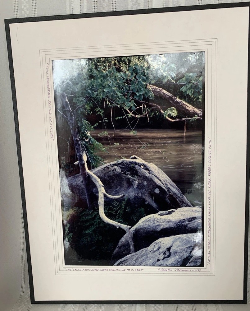 Original Photograph by Charles Freeman Signed w/Mat Board