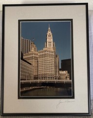 Art Photo Wrigley Building Chicago 8×10 Framed Limited Ed SIGNED James Rasmussen