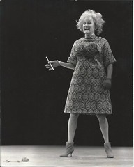 Hendrickson Original Photo B&W PHYLLIS DILLER ONSTAGE Melodyland 1960’s 8 x 10″