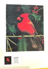 Joey Newton signed 23 of 50 Art Photograph 8×10 Glossy Red Cardinal on Branch B5