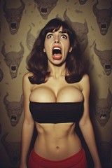 5 ~ 4X6 Glossy HORROR Fine Art ‘ SCREAM QUEEN ‘ Photo FANTASY Set ! 211359092