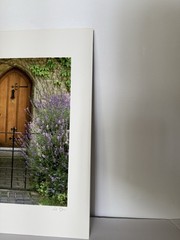 Dennis Barloga Photography Print, «Lavender Cottage” England signed 14 x 11”