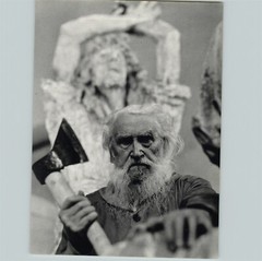 1972 1947 Philippe Halsman Sergei Konenkov Russian Sculptor Art Photo Gravure