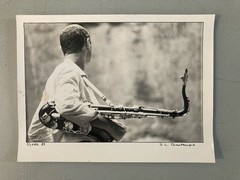 Christian Kitzinger Jazz Music Photography 1980 Jean Louis Chautemps Photo