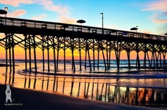 Garden City Beach Pier Sunrise – South Carolina Photography Prints / Wall Art