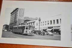 RARE OLD SAN FRANCISCO STREET CAR / CABLE CAR PHOTOGRAPH ART LOT 35553