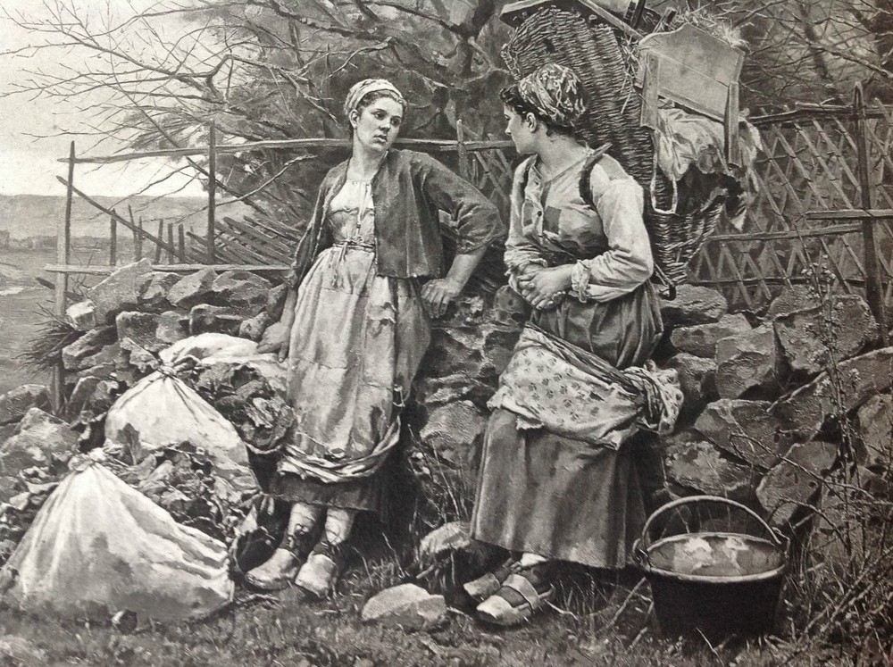 Ridgway Knight «A. Halt» Photogravure Goupil & Co D. Appleton & Co NY