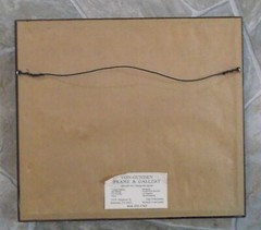 Framed Matted & Signed Amish on Hayraker? Photograph
