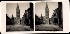 Stereo Photo Budapest Hungary, 1906, Matthias Church – 10496220