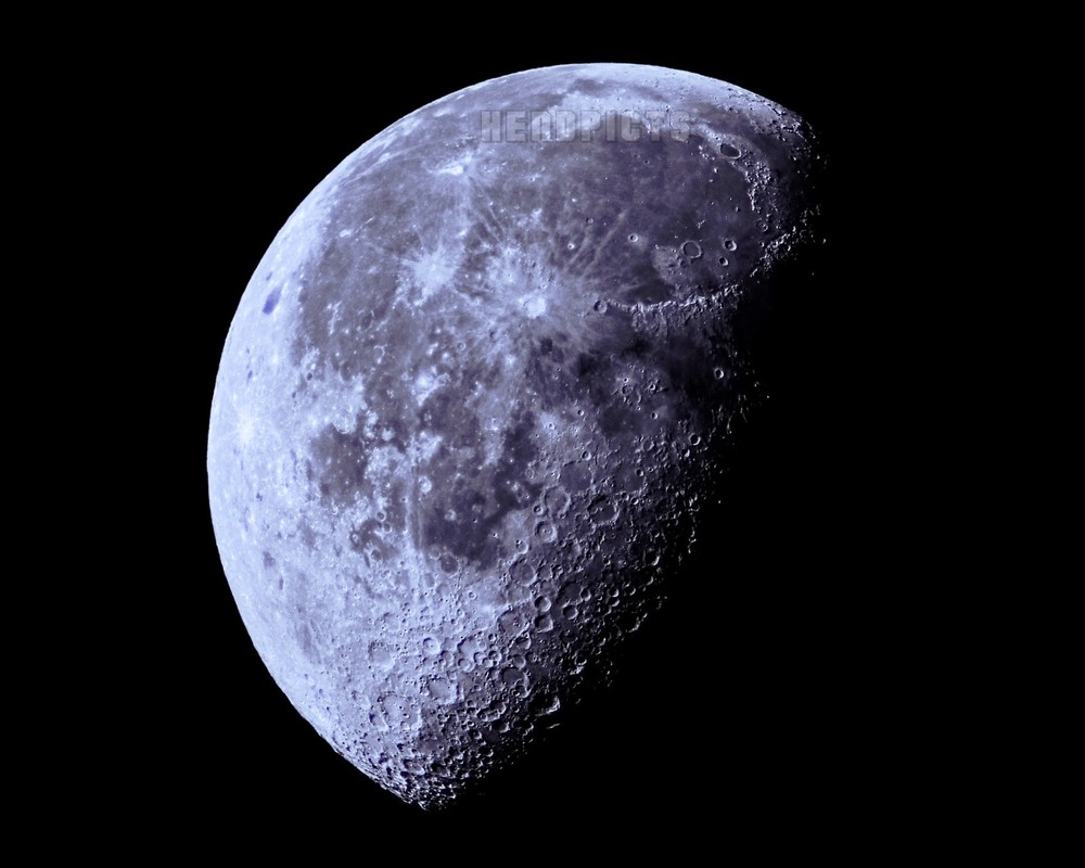 Moon Decor, 8×10 inch 60 Percent Full Moon (Waning Gibbous Phase) Print M3854