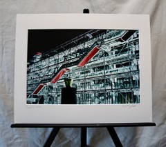 Original Photography Art Print «Ramp Up», Pompidou, Paris