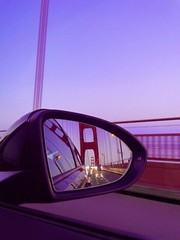 Golden Gate Bridge in Rear view during sunset/ instant download 