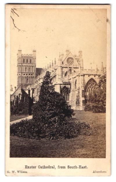 Photograph G. W. Wilson, Aberdeen, View of Exeter, View of Exeter Cathedr