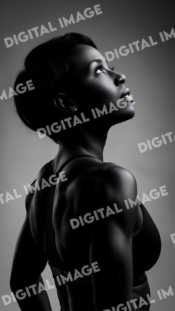 Digital Art Picture Image Photo Wallpaper Background AI – African American Woman