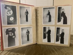 Vintage Motorcycle Parts Shop Advertising Photo Album – Topless Female Model