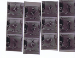 NEWLY FOUND! Hendrickson PHOTO Contact Sheet Proof & Negatives NAUGHTY & NICE