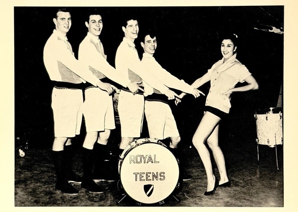 Royal Teens, 1958 Fotofolio Art Photo Print Card 1 Hit Wonder Short Shorts