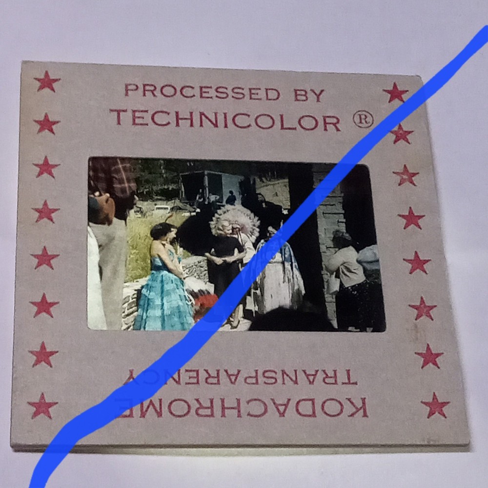 Vtg Eva MARIE SAINT Photo Negative Native American Sioux Belt North By Northwest