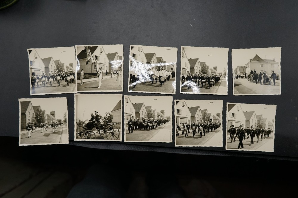 Photo Bundle Lot Cast Parade Fire Department General Parade Party Celebration Picture Musician