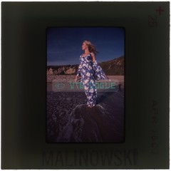 MARTHA SMITH Playboy 1976 Sexy Sun Dress Original Malinowsky 35mm Slide A50 YEAH