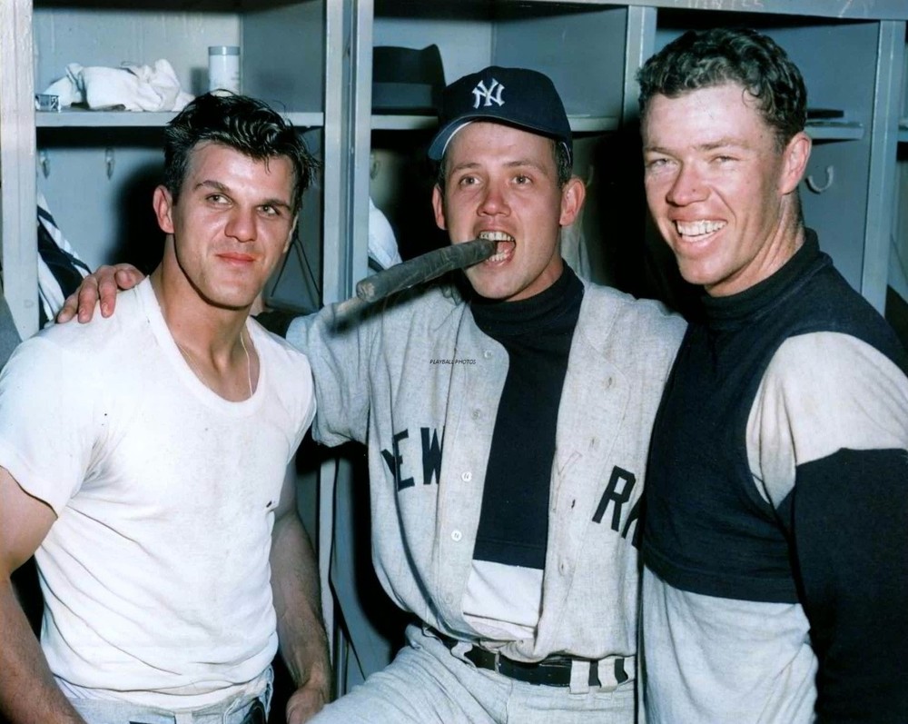 Gil Mcdougald & Moose Skowron-1956 W.S 8×10 Colorized Print-FREE SHIPPING